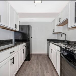 Imperial Blue U-Shaped Modular Kitchen